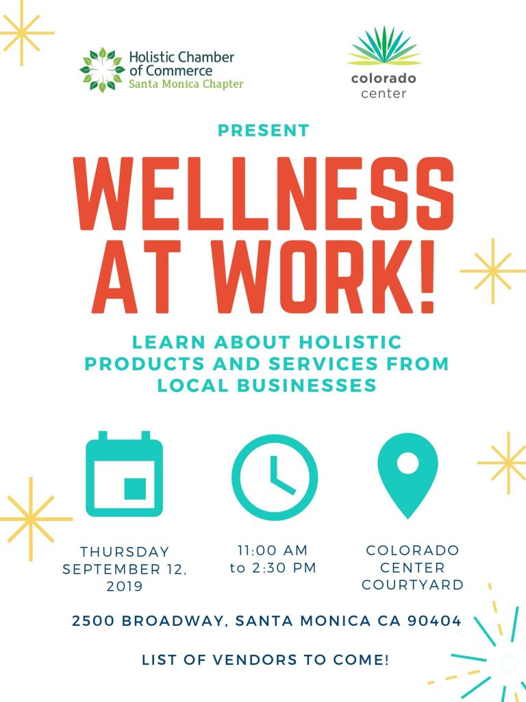 Wellness At Work! Green Business Networking