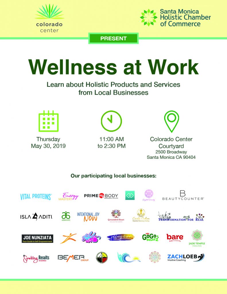 Wellness at Work Event Green Business Networking